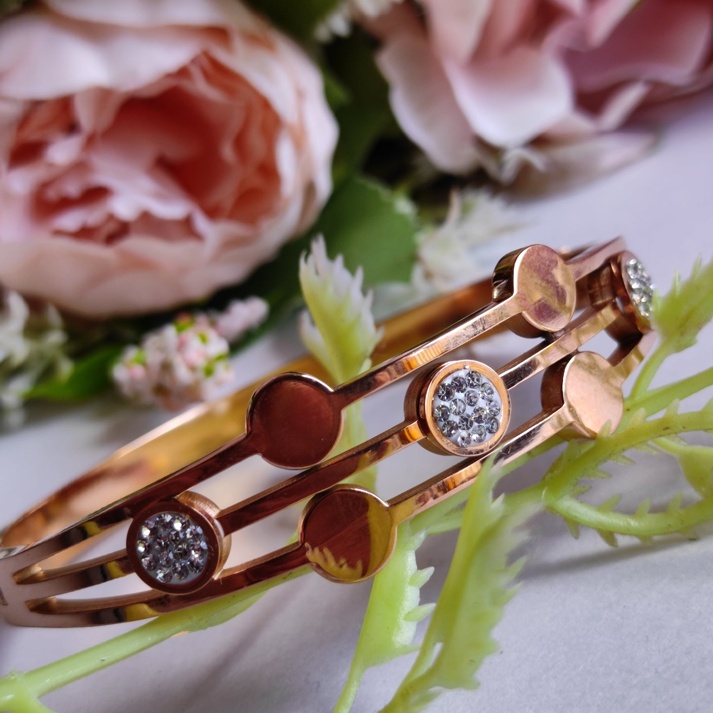 3 line Anti tarnish bracelets