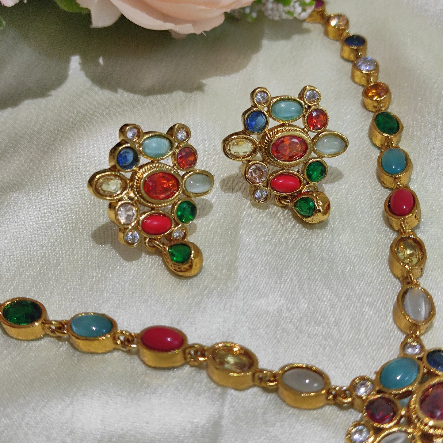 Navaratna Necklace set