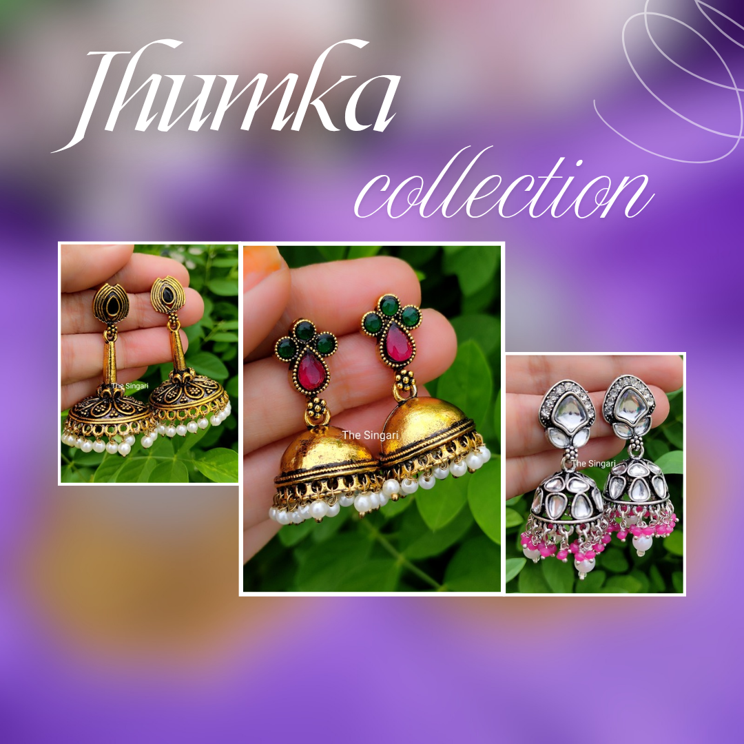 Jhumka earrings