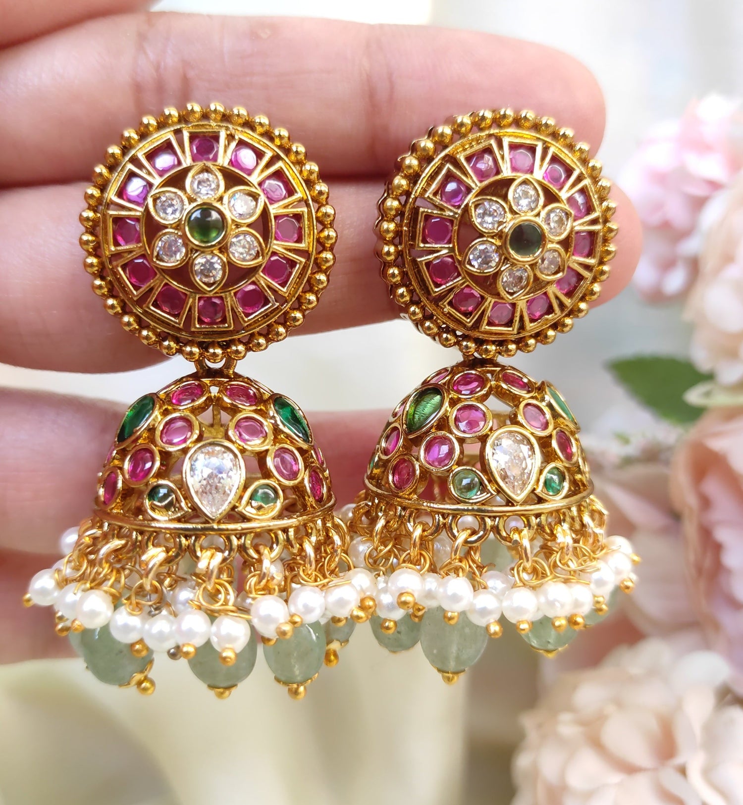 Jhumka earrings