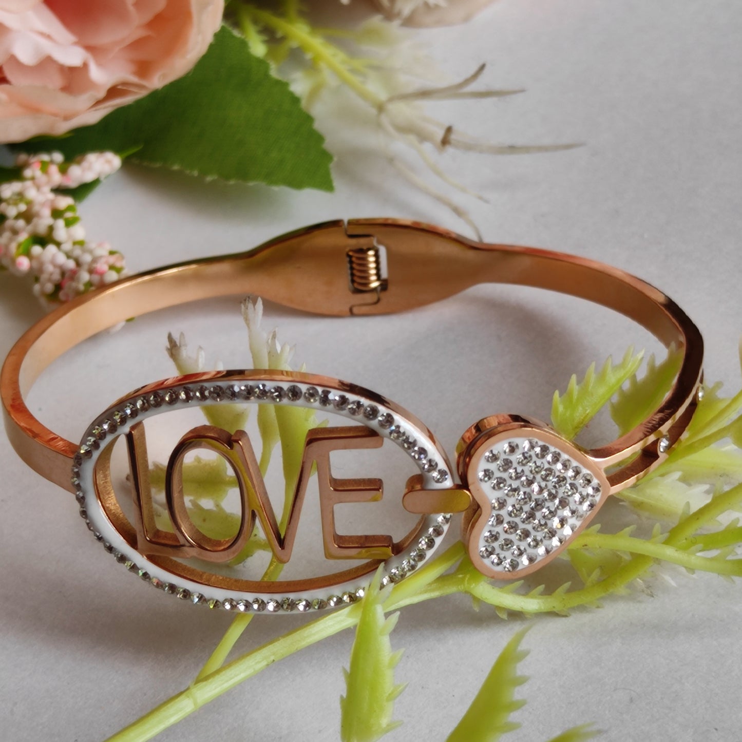 "Love" anti tarnish bracelets