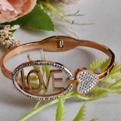"Love" anti tarnish bracelets