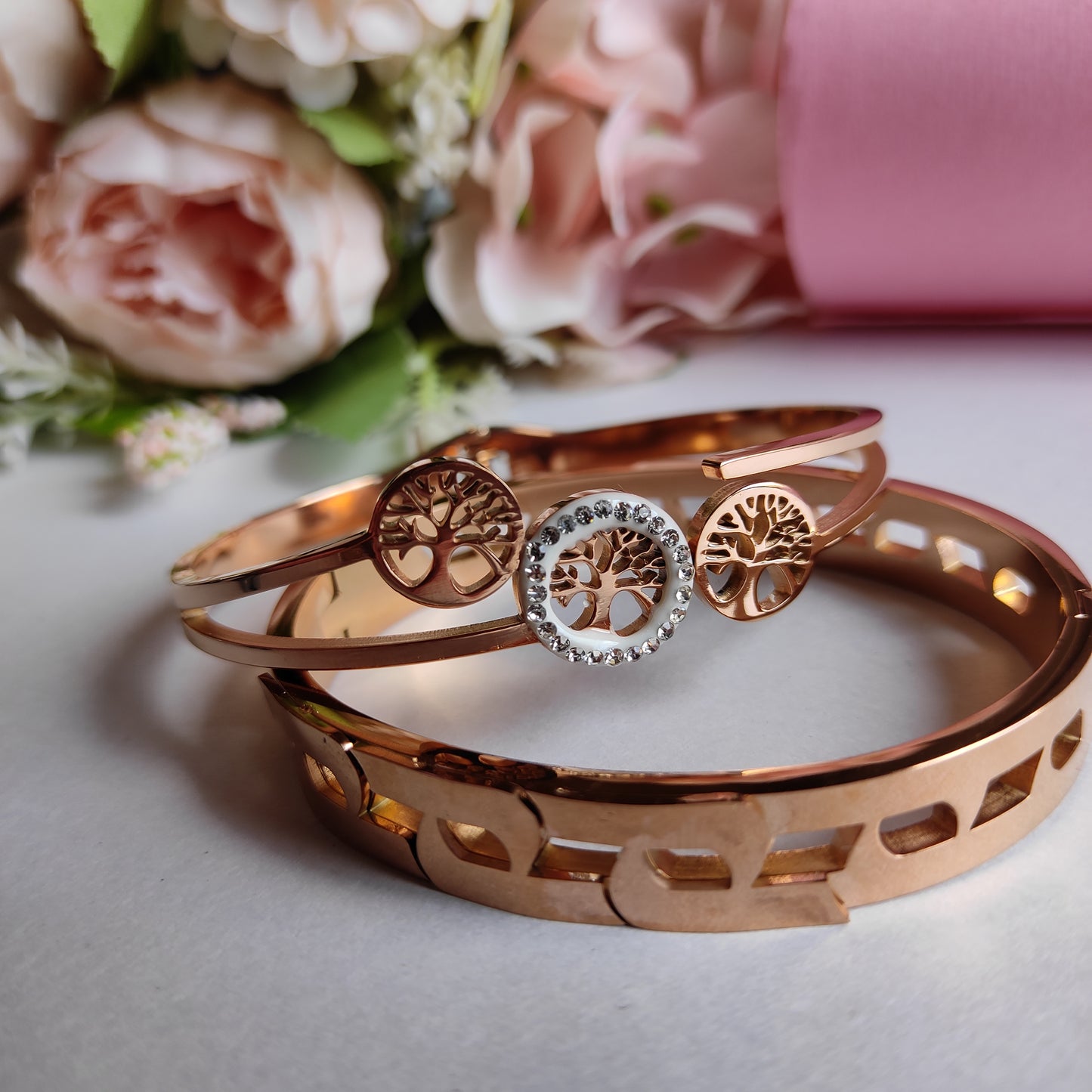 Mini tree anti tarnish bracelets