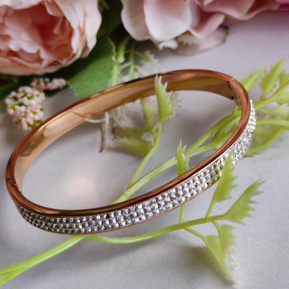 All round CZ stones beautiful Anti tarnish bracelets