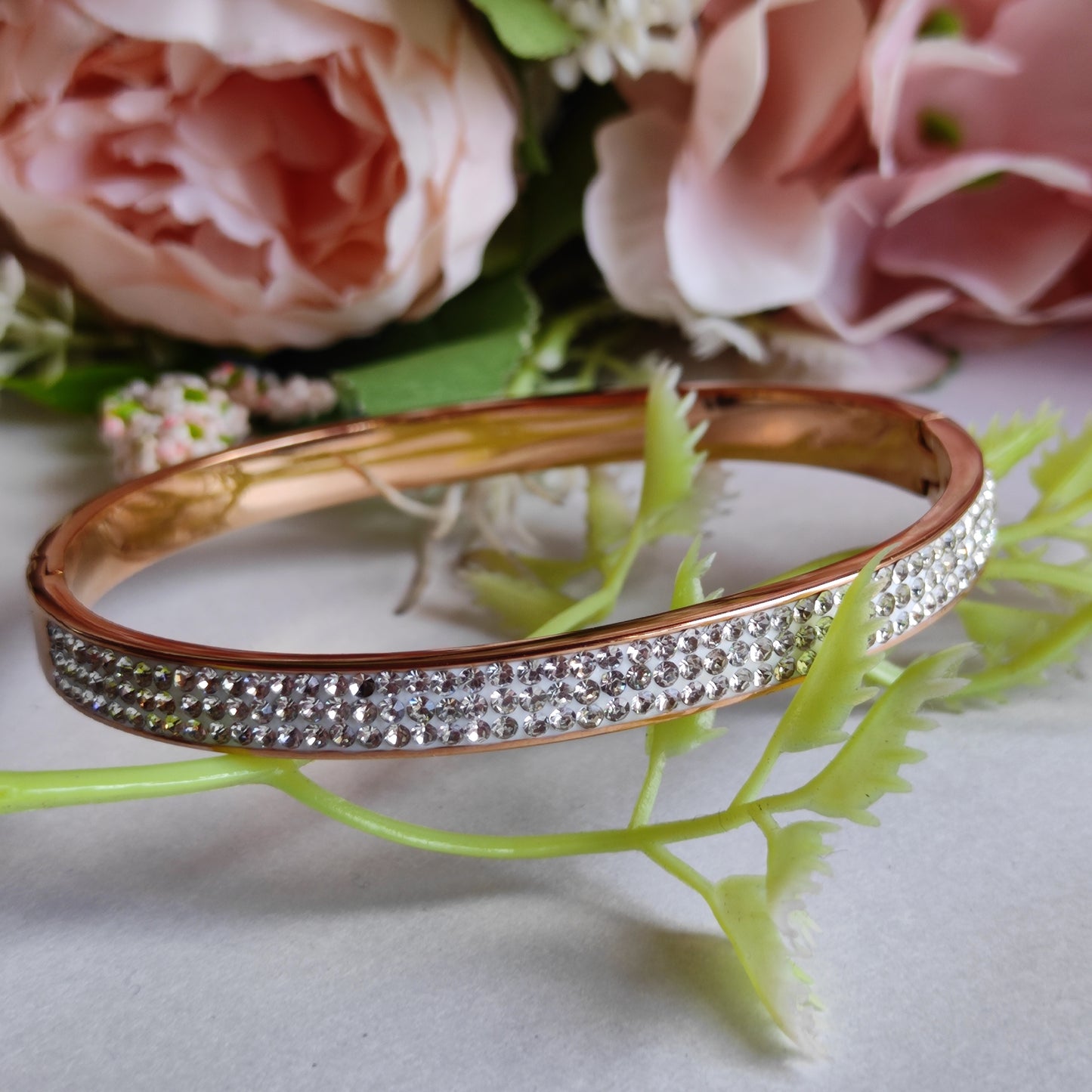 All round CZ stones beautiful Anti tarnish bracelets