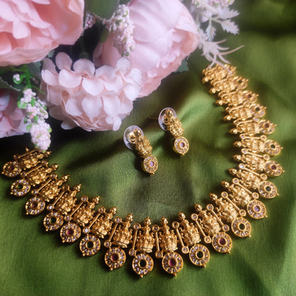 Lakshmi devi short necklace