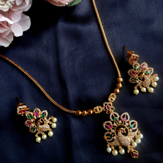 Nantadu with Peacock motif pendant