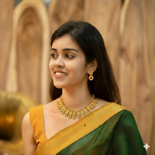 Lakshmi devi short necklace