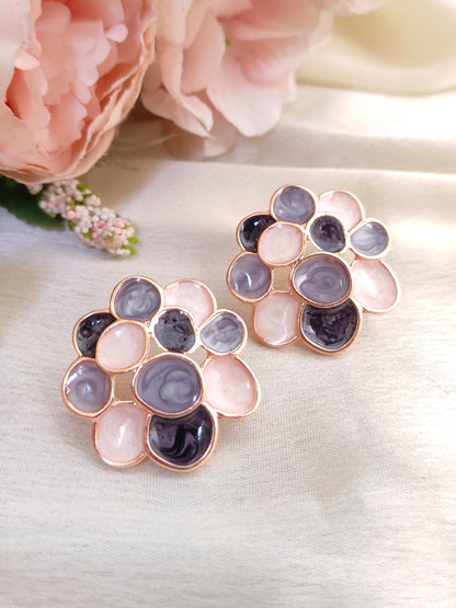 Simple studs for office/ college - Grey