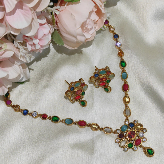 Navaratna Necklace set