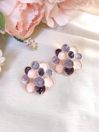 Simple studs for office/ college - Grey