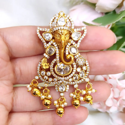 Lord Ganesh Pendant- Gold