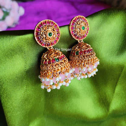 Traditional Premium Matte finish jhumka earrings
