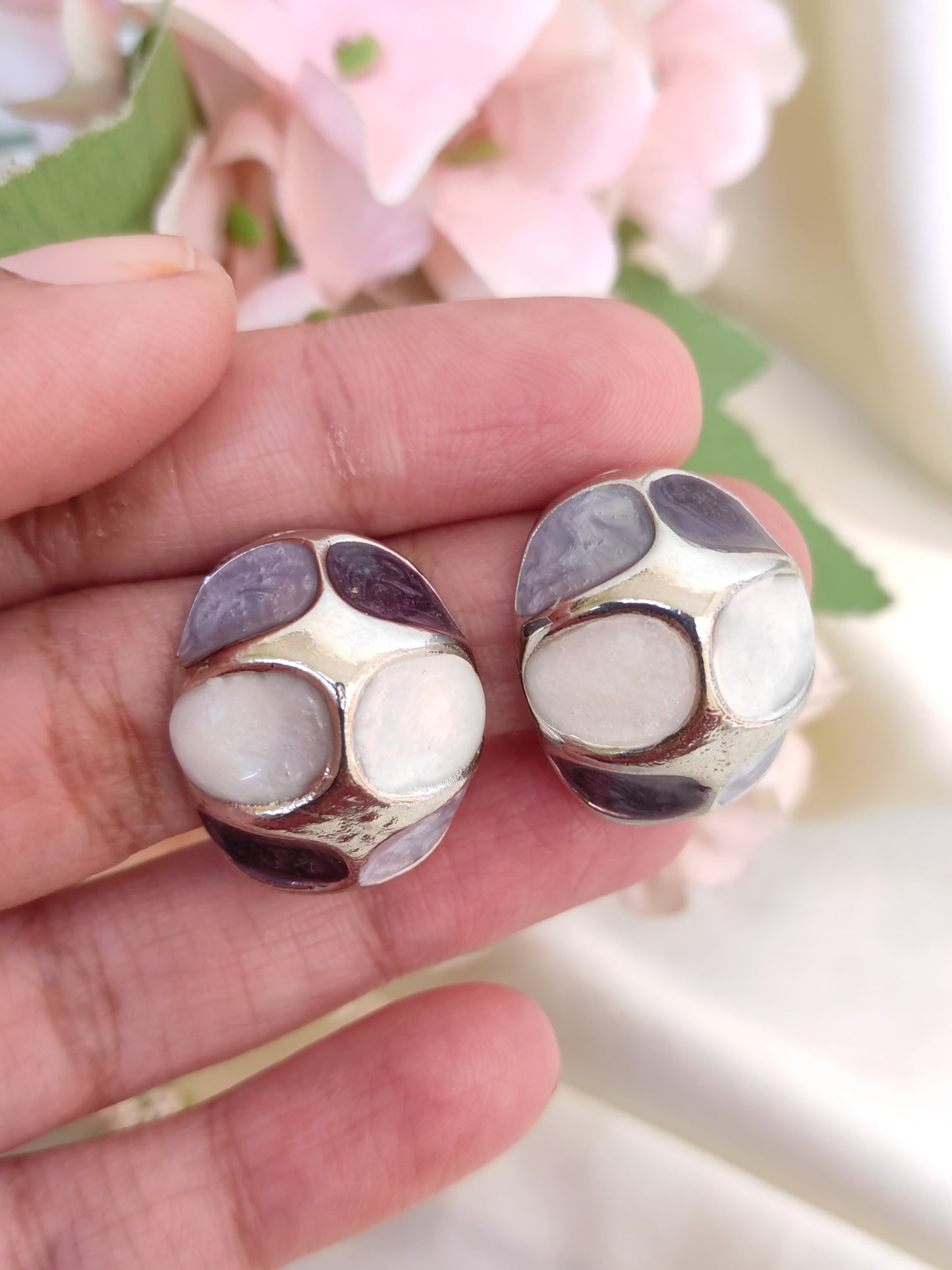 Simple studs for office/ college - Grey