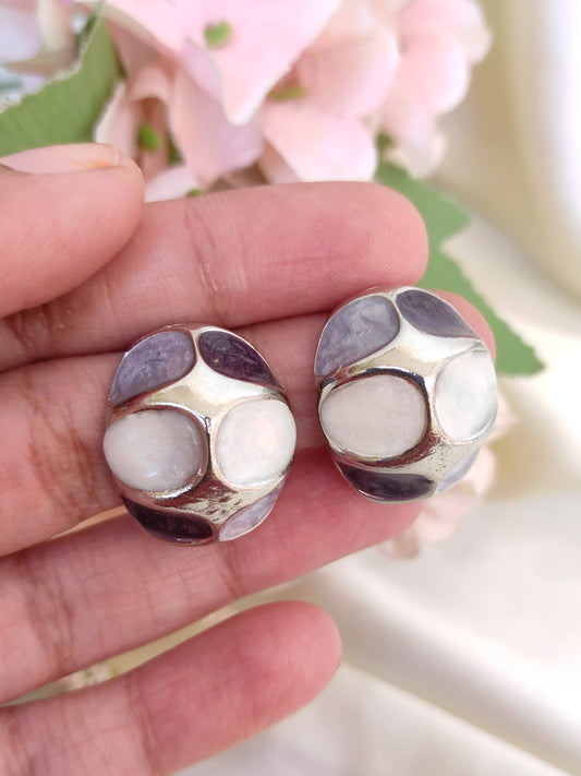 Simple studs for office/ college - Grey