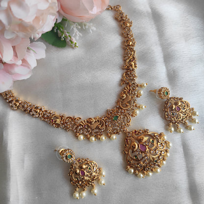 Beautiful Gold Plated necklace set