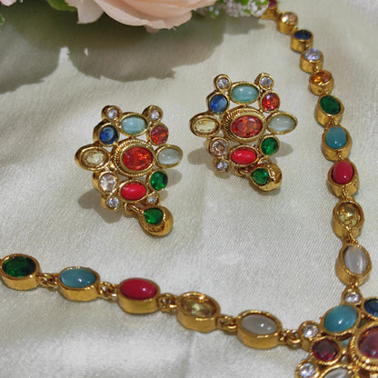 Navaratna Necklace set