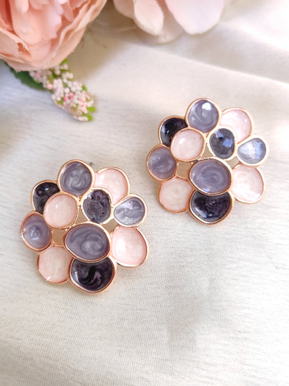 Simple studs for office/ college - Grey