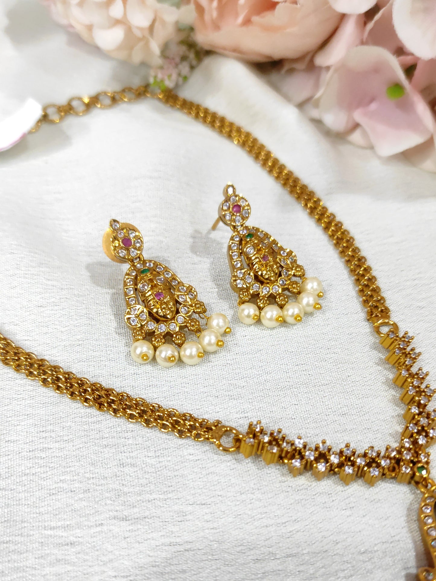 Lord Balaji necklace set
