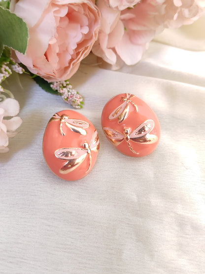 Simple studs for office/ college - Peach