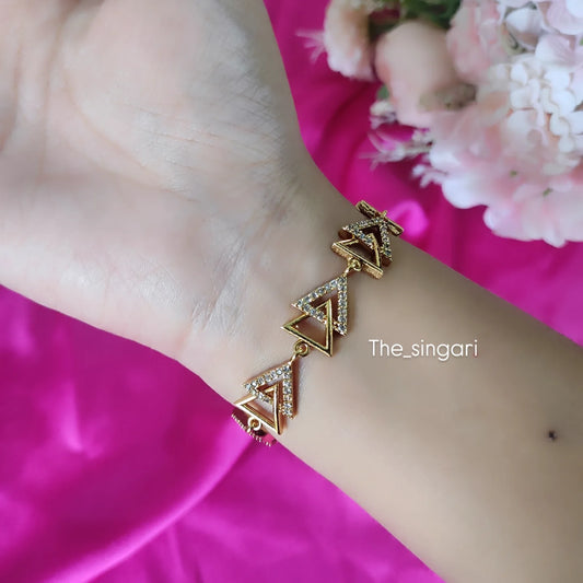 Gold plated bracelet