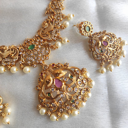 Beautiful Gold Plated necklace set